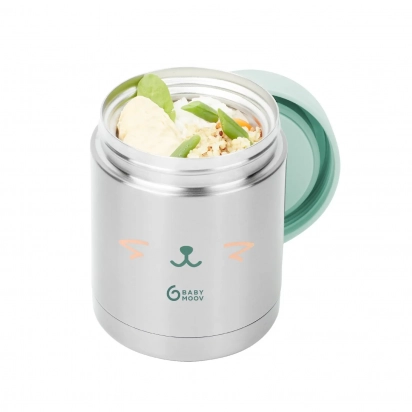 Boîte à lunch isotherme Inox Eat'Isy Gris/Bleu