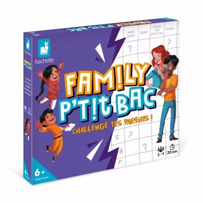 Jeu Family P'tit Bac - Challenge tes Parents Janod
