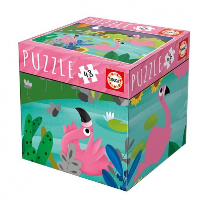 Puzzle 48 pièces Flamingo Educa