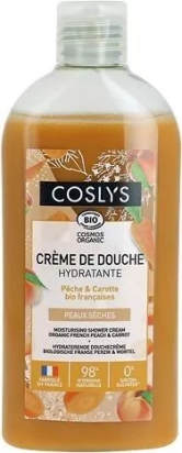 Crème de douche hydratante pêche et carotte 250ml