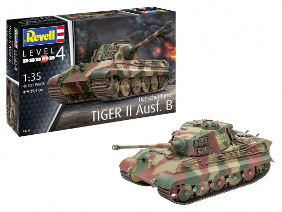 Tiger II Ausf.B (Henschel Turret) Maquette Revell