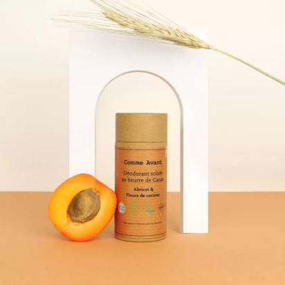 Déodorant solide abricot & fleurs de cerisier Comme Avant