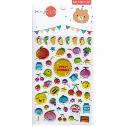 Stickers - fruits brillants - Majolo