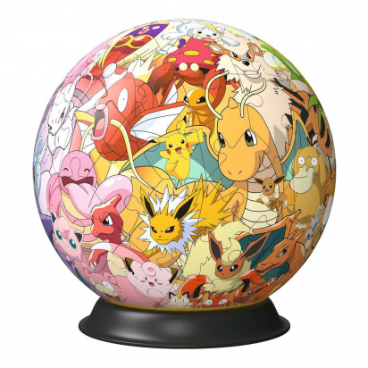 Puzzle 3D Ball - Pokemon multi personnages Ravensburger