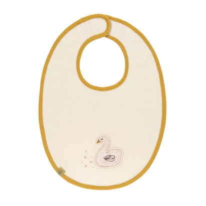 Bavoir éponge imperméable Petit cygne Lassig