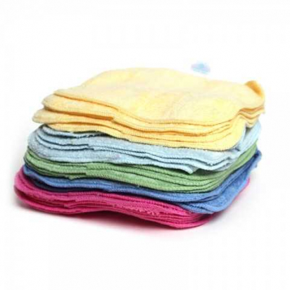 Lot de 25 lingettes lavables - Bambou Rainbow - Cheeky wipes