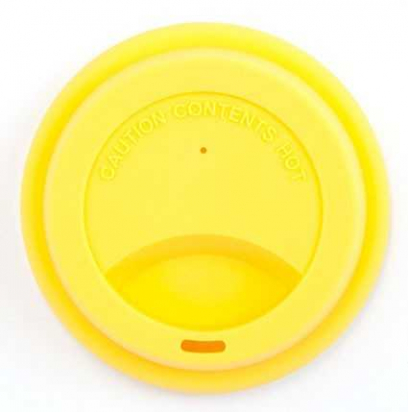 Couvercle pour gobelet en siliconne - Jaune - Jack n'Jill