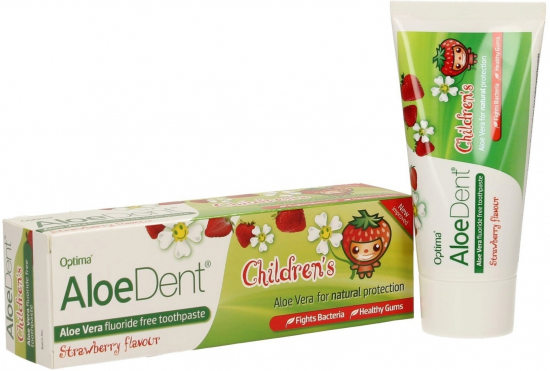 Dentifrice à l'aloé vera Fraise Enfants Aloedent