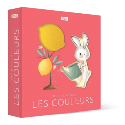 Livre tactile Les couleurs Sassi