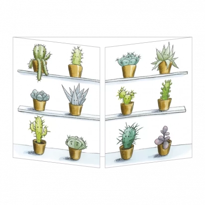 Carte Cactus Cache Cache