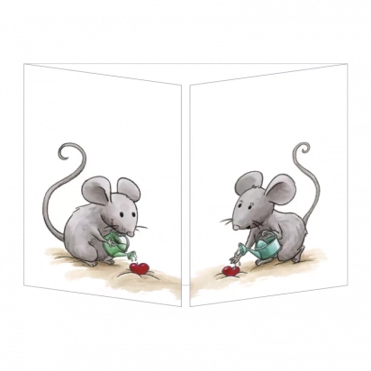 Carte souris Cache Cache