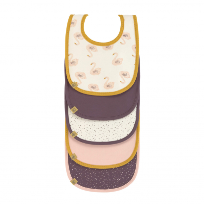 Bavoirs éponge imperméables - Petit cygne - Lassig