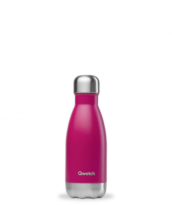 Bouteille Isotherme - 260ml - Magenta - Qwetch