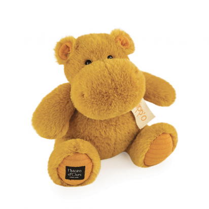 Peluche Hippopotame ocre 25 cm Histoire d'Ours