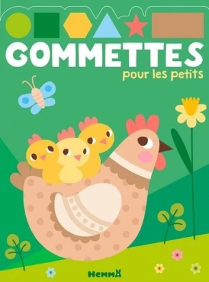 Gommettes pour les petits Poule Hemma