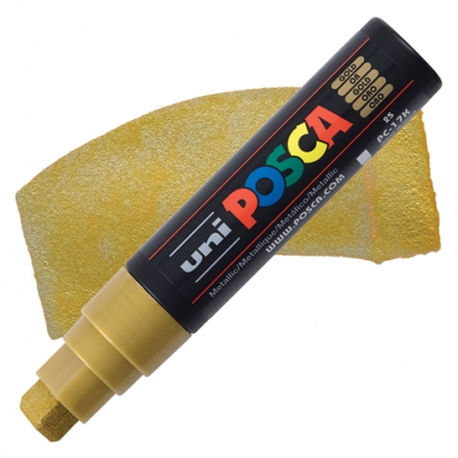 Marqueur PC17K pointe extra-large 15 mm Or POSCA