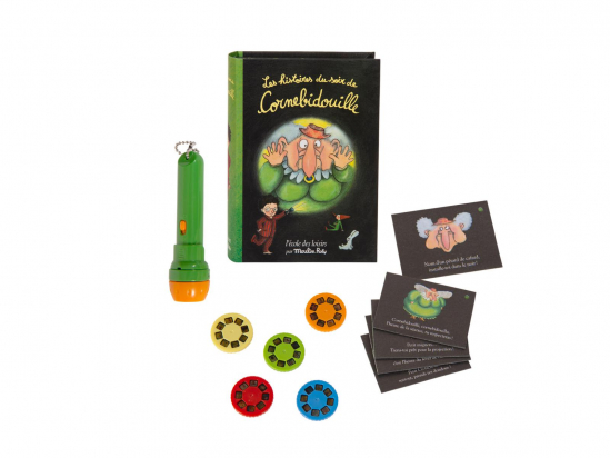 Lampe à histoires Livre Cornebidouille Moulin Roty