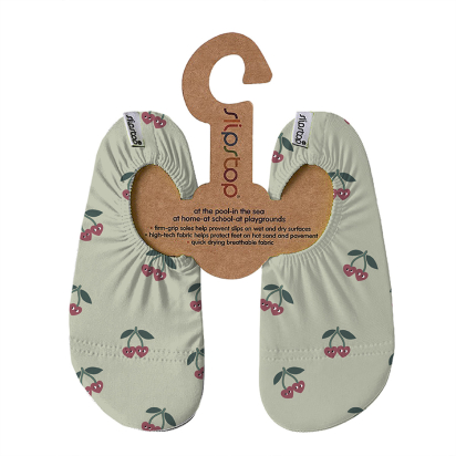 Slipstop Chaussons Antidérapants Cherry Green 21-23 (chaussons enfant) légers multi-usages Slipstop