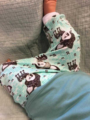 Sarouel 3-12 mois - Faons bleu - Bertilloo