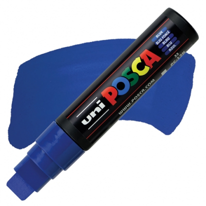 Marqueur PC17K pointe extra-large 15 mm Bleu foncé POSCA