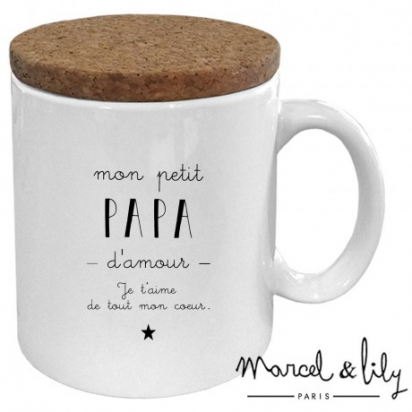 Mug Tasse 'Mon petit papa d'amour' Marcel et Lily