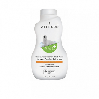 Nettoyant sols et bois - Zeste d'agrumes - 1,05L - Attitude