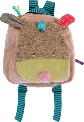 Sac à dos chien Jolis pas Beaux - Moulin Roty