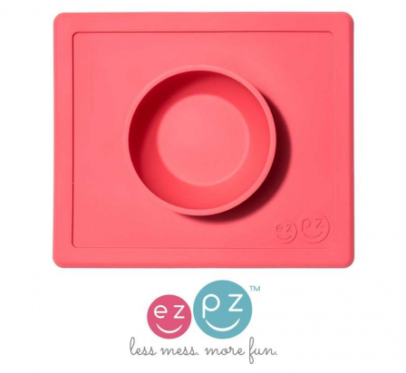 Bol - Happy Bowl Corail - Ezpz