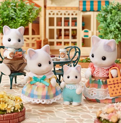 La famille Chat Latté Sylvanian