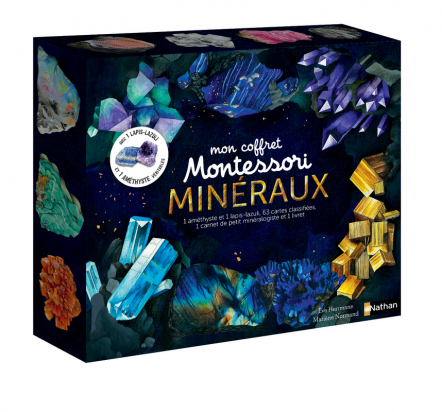 Mon coffret Montessori des minéraux Nathan