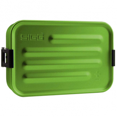Boîte repas alu S vert avec insert silicone - Sigg