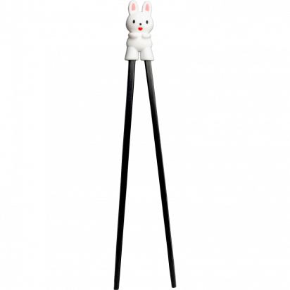 Baguettes Enfant avec Aide – Lapin Kawaii – 24 cm