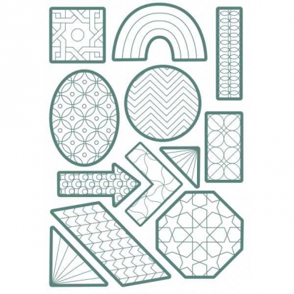 Stickers - Color - Géométriques - Maildor