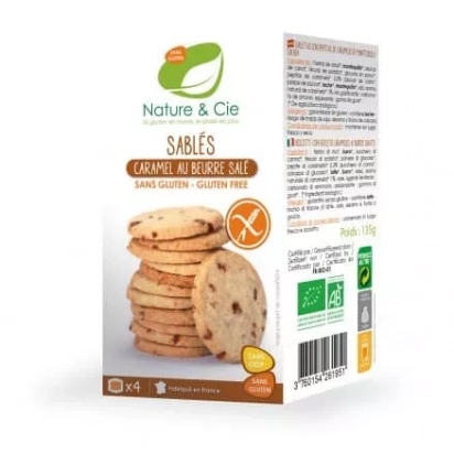 Sablés caramel bio 135 g Nature & Cie