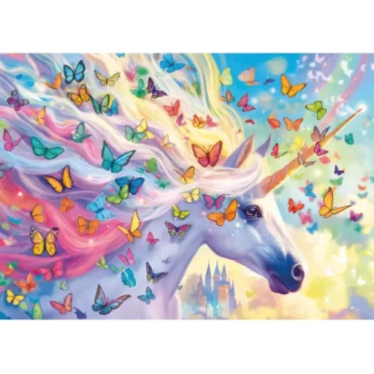 Puzzle Educa Licorne arc-en-ciel 500 pièces