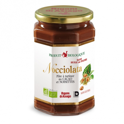 Pâte à tartiner cacao et noisettes BIO - 740g + 95 gratuit - Nocciolata