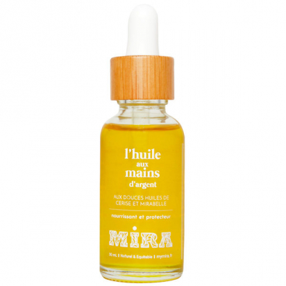 Huile réparatrice mains l'huile aux mains d'argent 30 ml Mira