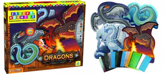 Mosaïques par numéros - Dragons - orb factory