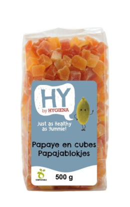 Papaye en cubes 500 g HY