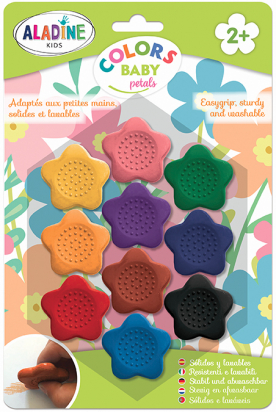 Crayons flower Baby Aladine