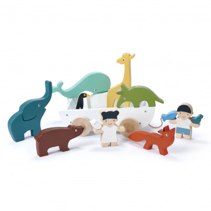 Le bateau des amis en bois Tender Leaf Toys