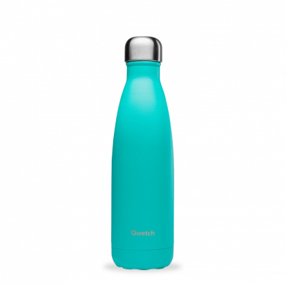 Bouteille Isotherme - 1L  Pop -  Bleu lagon Qwetch