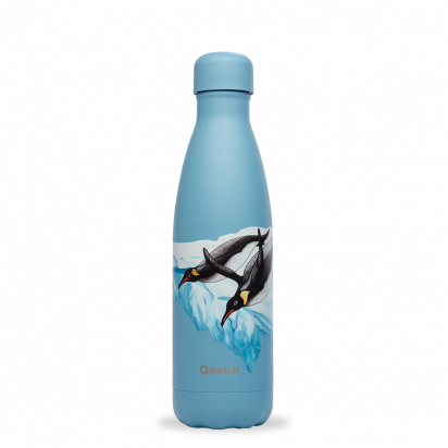 Bouteille Isotherme 500ml Banquise manchot Qwetch