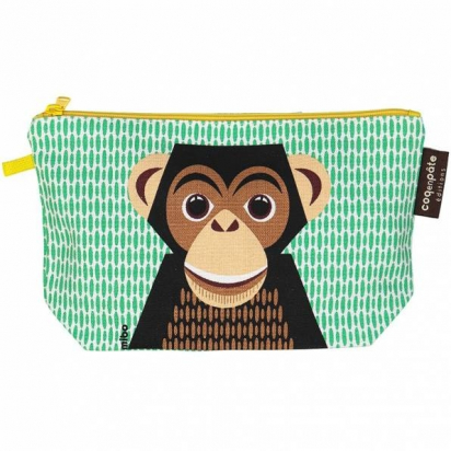 Trousse en coton BIO - Chimpanzé - Coq en pâte