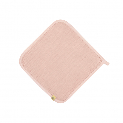 Lot de 3 Débarbouillettes en gaze de coton Rose clair - Lassig