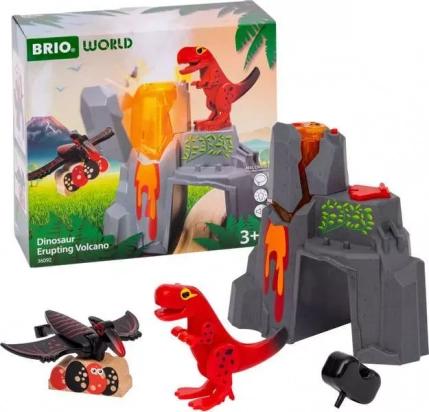 BRIO World Eruption volcanique Dinosaures