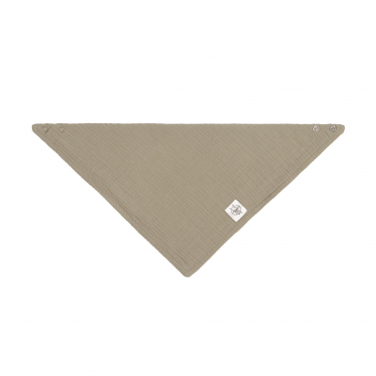 Bandana en mousseline GOTS - Olive - Lassig