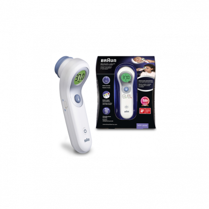 Braun Thermomètre Sans Contact + Frontal BNT300