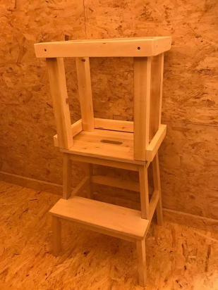 Tour d'observation selon la méthode MONTESSORI finition lassuré lin