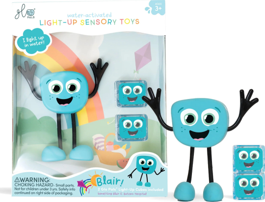Glo Pal Coffret Personnage lumineux bleu Blair - Glo Pals